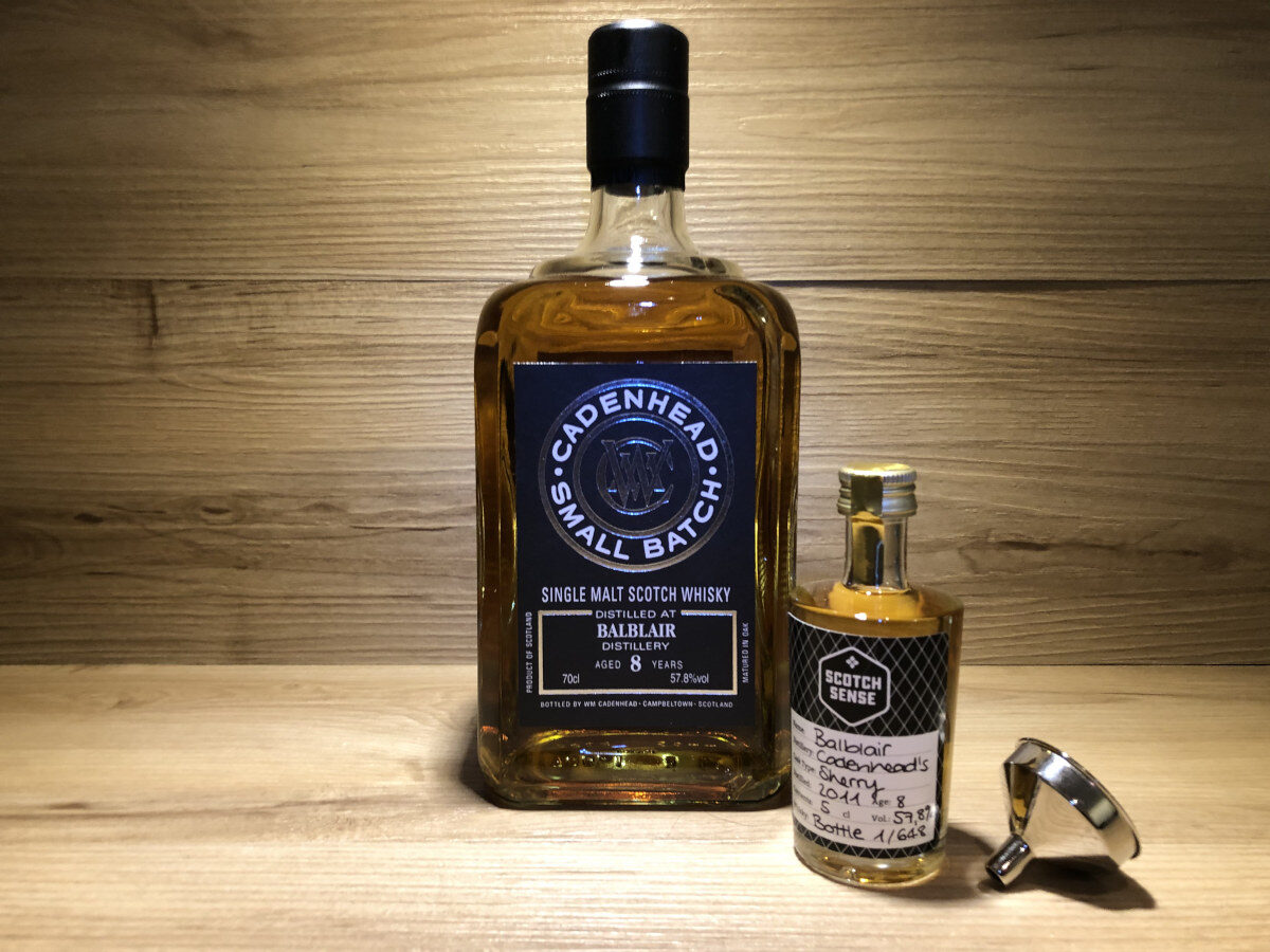Probierflasche Balblair 8 y, Scotch Sense, Balblair 2001, Cadenheads Sherry, schottischer Whisky online kaufen, Tastingset Regionen kaufen Geschenkset, Whisky kaufen