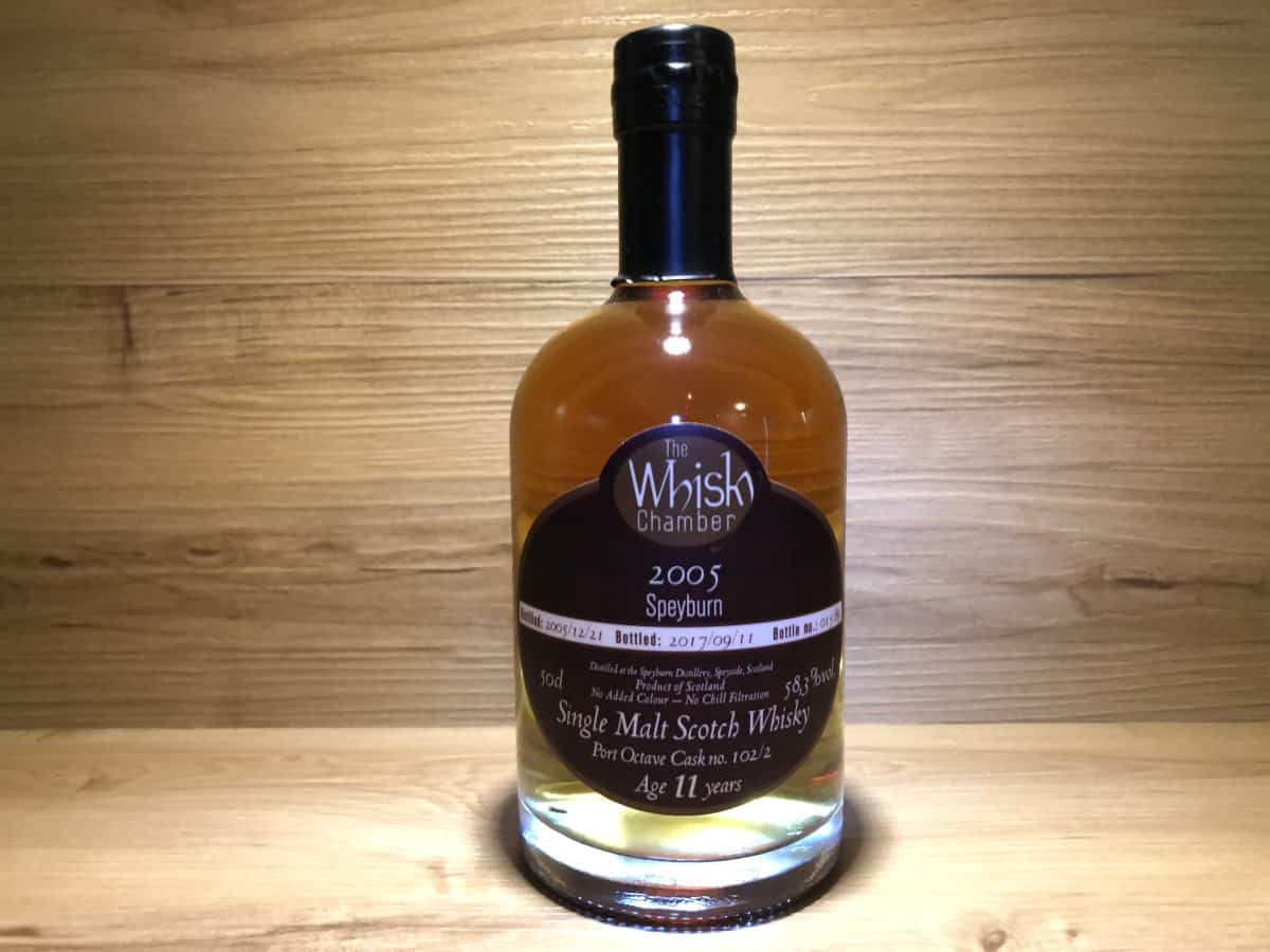 Speyburn Port 11 y <br> Whisky Chamber <br> 58.3% <br> 50cl 1 Speyburn Port, 11 Jahre, Scotchsense, Port Octave Cask, Whisky Chamber, schottischer Whisky online kaufen, Whisky Tastingset online kaufen