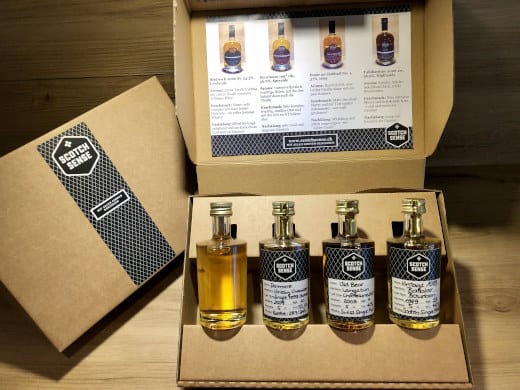 Scotch Whisky, Persönliches Whisky Tasting Set Whiskyprobierset, Geschenkset kaufen, Samples, schottischer Whisky kaufen