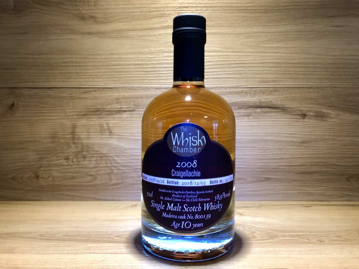ScotchSense Craigellachie 2008 10Jahre, limited Madeira Single Cask, The Whisky Chamber, Whisky Tastingset