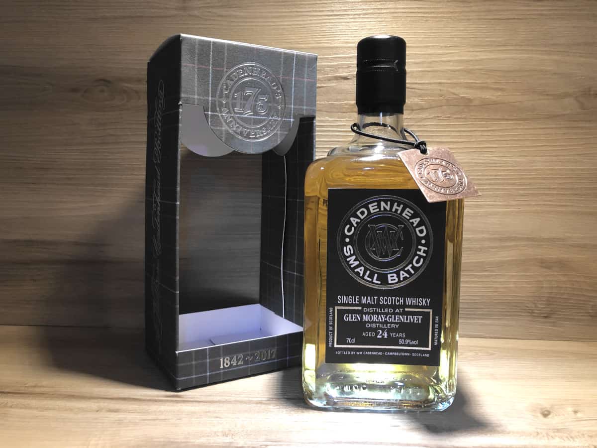 Tasting Set Old Whisky <br> 21 to 27 years old <br> 41-56.3% <br> 4x5cl 3 Glen Moray 24 Cadenhead www.scotchsense.ch