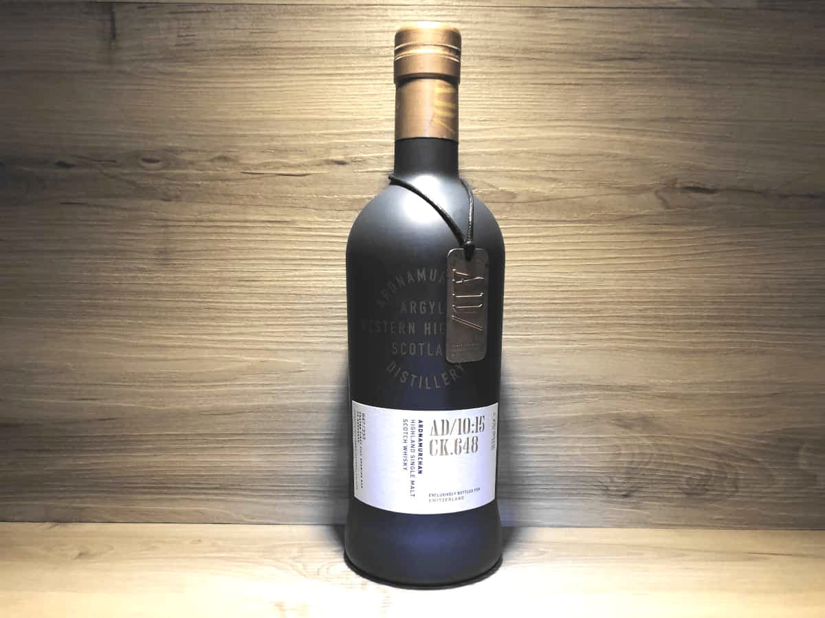 Probierflasche Ardnamurchan PX Peated <br> Single Cask AD/10:15 CK.648 <br> 59.8% <br> 5cl 1 Ardnamurchan PX Peated Single Cask for Switzerland AD/10:15 CK.648