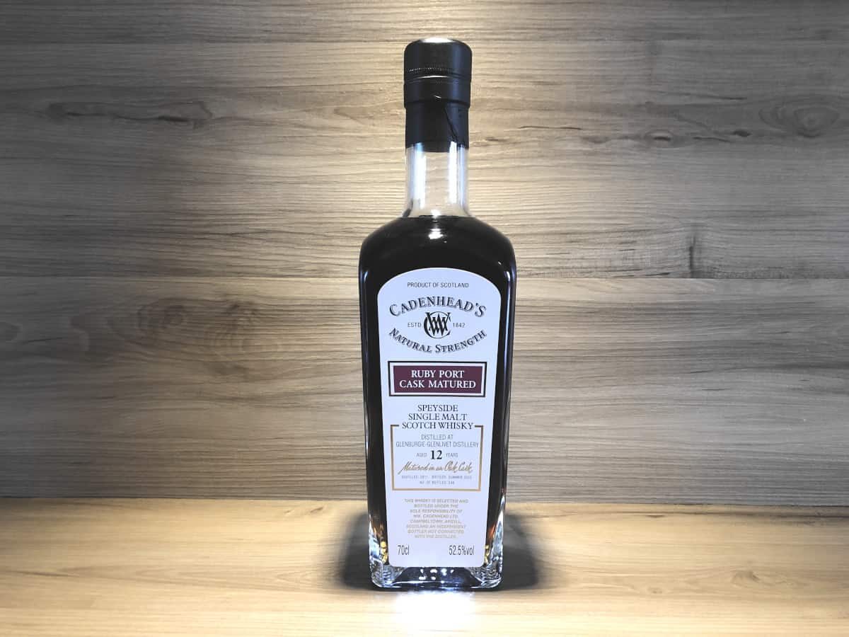 Glenburgie Ruby Port Cadenhead 12 years 52.5%, Cadenhead Whisky bei Scotch Sense online kaufen