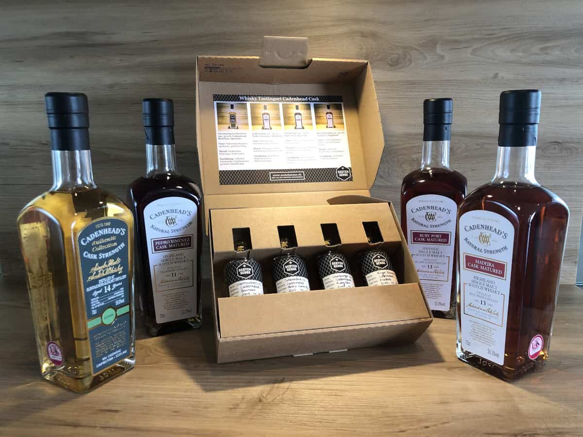 Whisky Tasting Set Cadenhead Cask Matured bei Scotch Sense kaufen