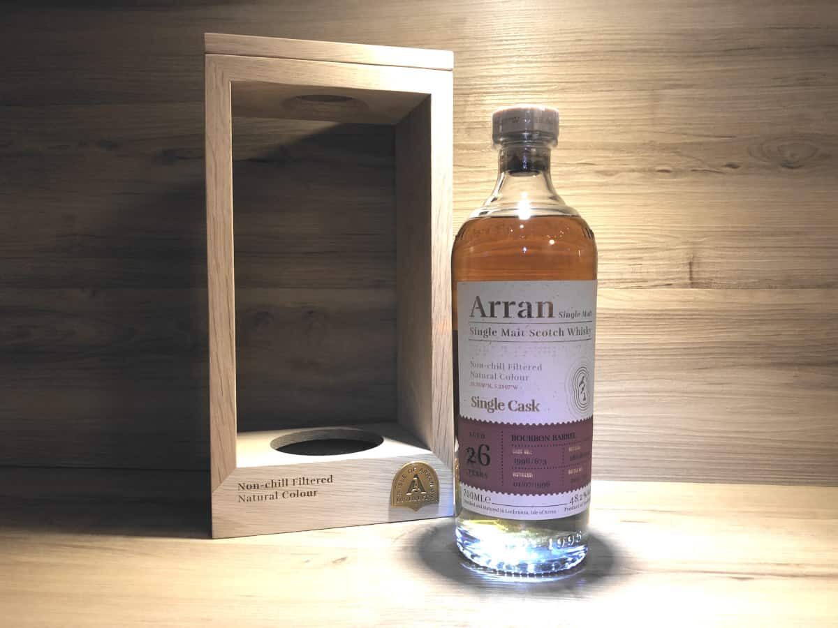 Arran 26 Single Cask for Switzerland 1996, Whisky Tasting Set und Whisky Raritäten bei Scotch Sense online
