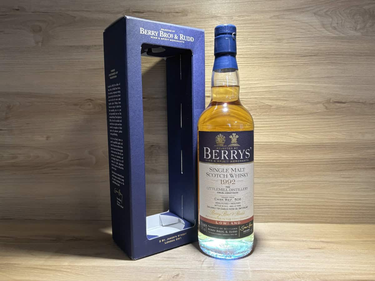 Scotch Sense Whisky Rarität, Littlemill 1992 23 Berry Bros & Rudd