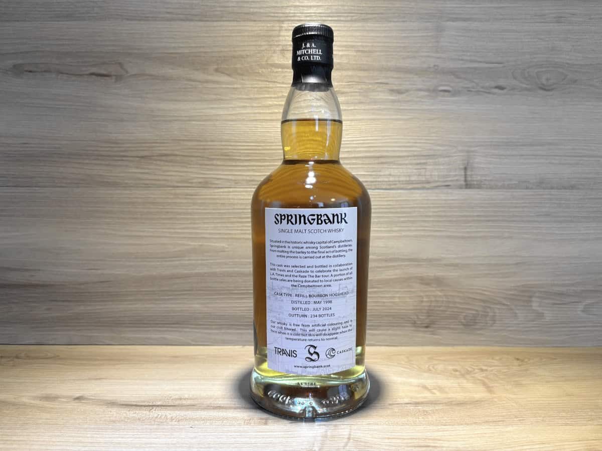 Scotch Sense Springbank 26 Travis, Springbank Whisky Rarität kaufen