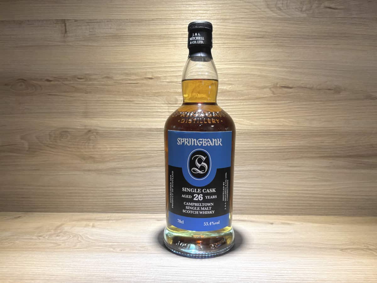 Springbank 26 Lateltin Single Cask for Switzerland, First Fill Bourbon Cask, Springbank Whisky Raritäten bei Scotch Sense kaufen