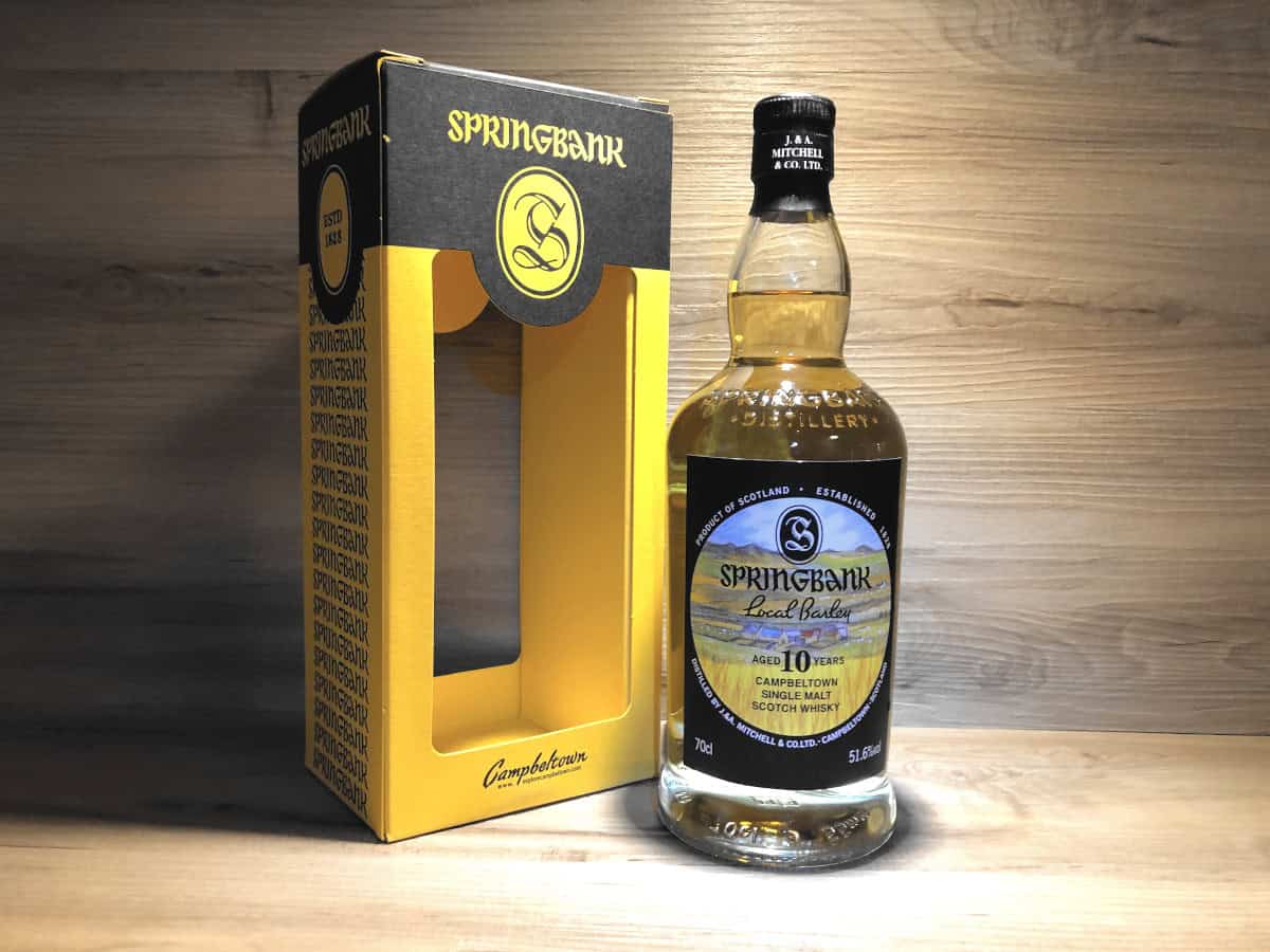 Springbank Local Barley 2021 <br> 10 years 2021 <br> 51.6% <br> 70cl 1 Springbank Local Barley 2021 10 Jahre 56.1%, Tastingset Springbank Raritäten bei Scotch Sense