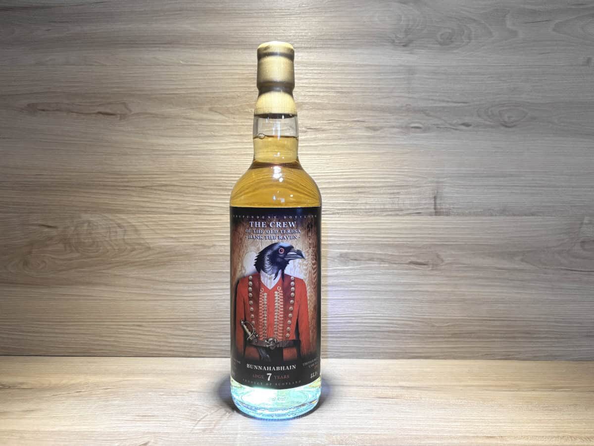 Bunnahabhain Hank the Raven, The crew of the old teresa 7 years, Jack Wieber Whisky bei Scotch Sense kaufen
