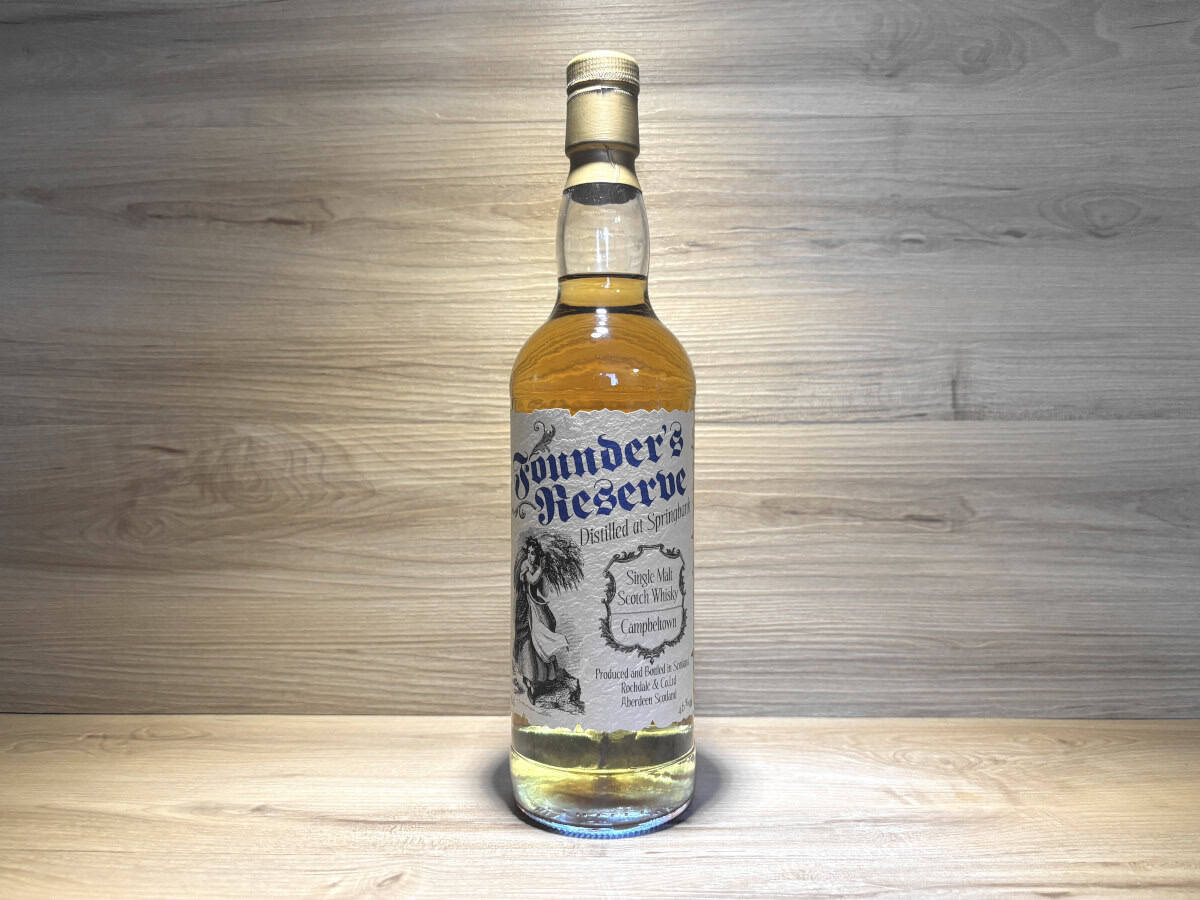Springbank Founders Reserve <br> Japan <br> 46% <br> 70cl 1 Springbank Founders Reserve, Scotch Sense Springbank Raritäten