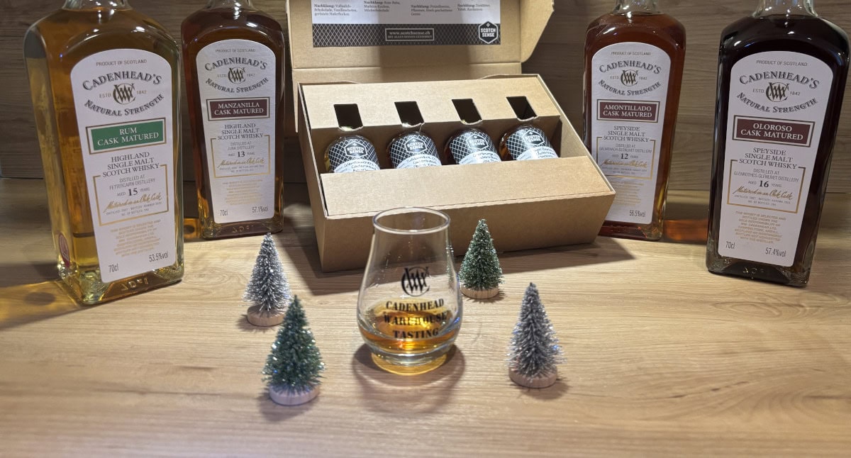 Advent Whisky Tasting Set Cadenhead, Scotch Whisky Tasting Set und Whisky Raritäten bei Scotch Sense im Online Shop bestellen