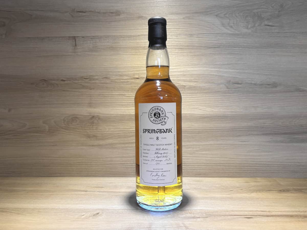 Springbank Society Madeira <br> 8 years Society 2025 <br> 54.7% <br> 70cl 1 Scotch Sense Springbank Society Madeira 8, Springbank Society Raritäten online kaufen