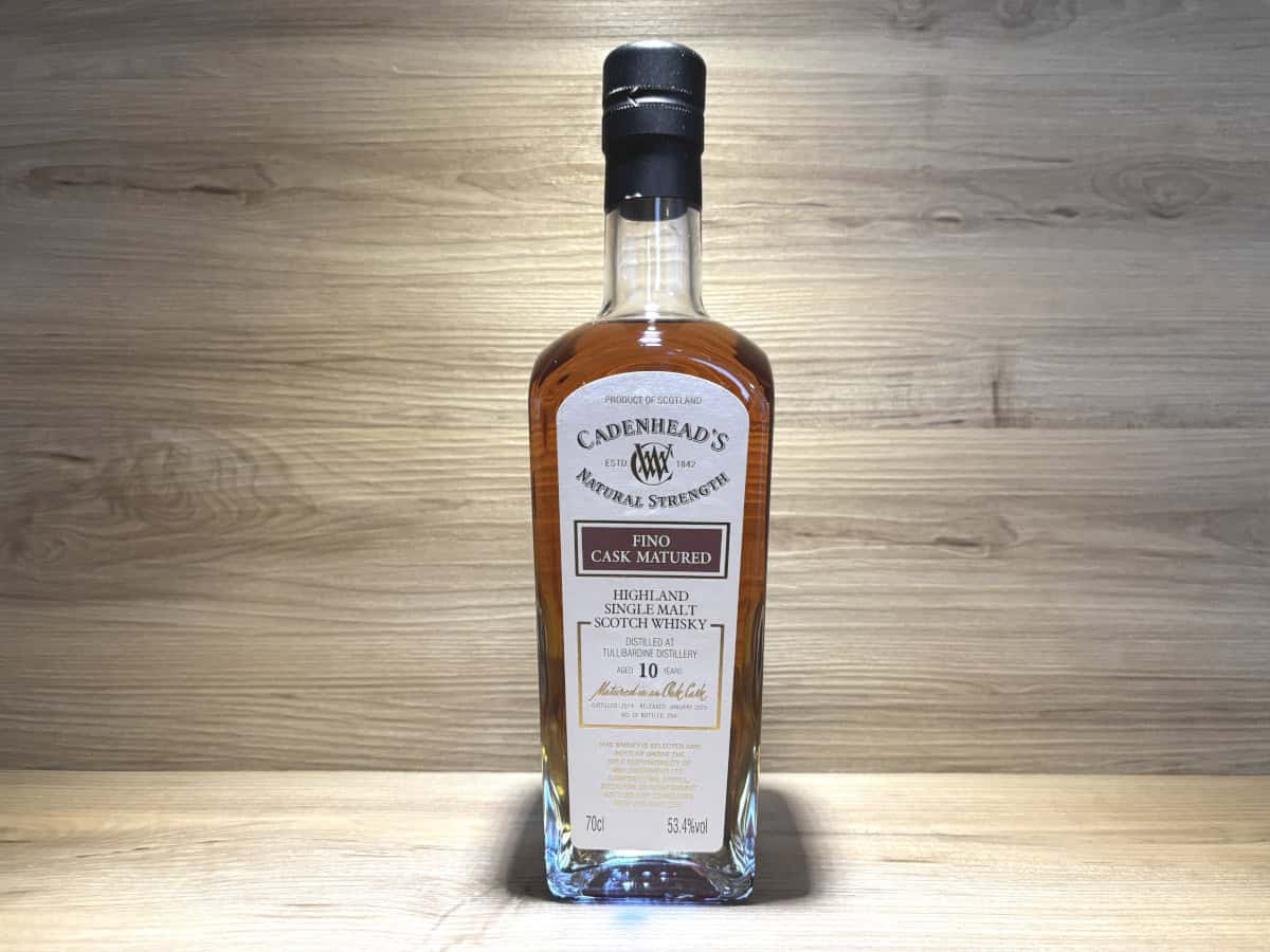 Tullibardine Fino Cadenhead <br> 10 years <br> 53.4% <br> 70cl 1 Tullibardine Fino Cadenhead 10 years, Scotch Sense, Cadenhead Whisky im Online Shop von Scotch Sense entdecken